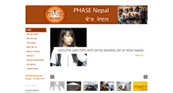 Desktop Screenshot of phasenepal.org